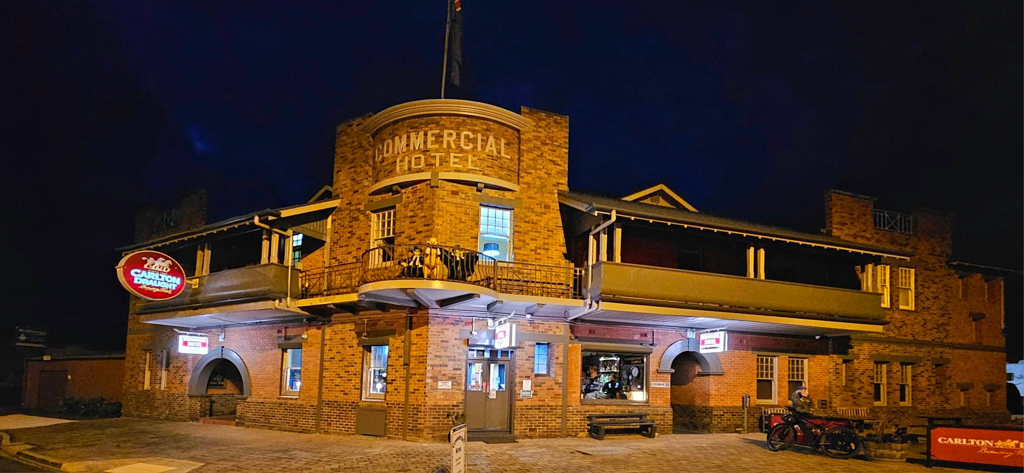 Commercial hotel exterior