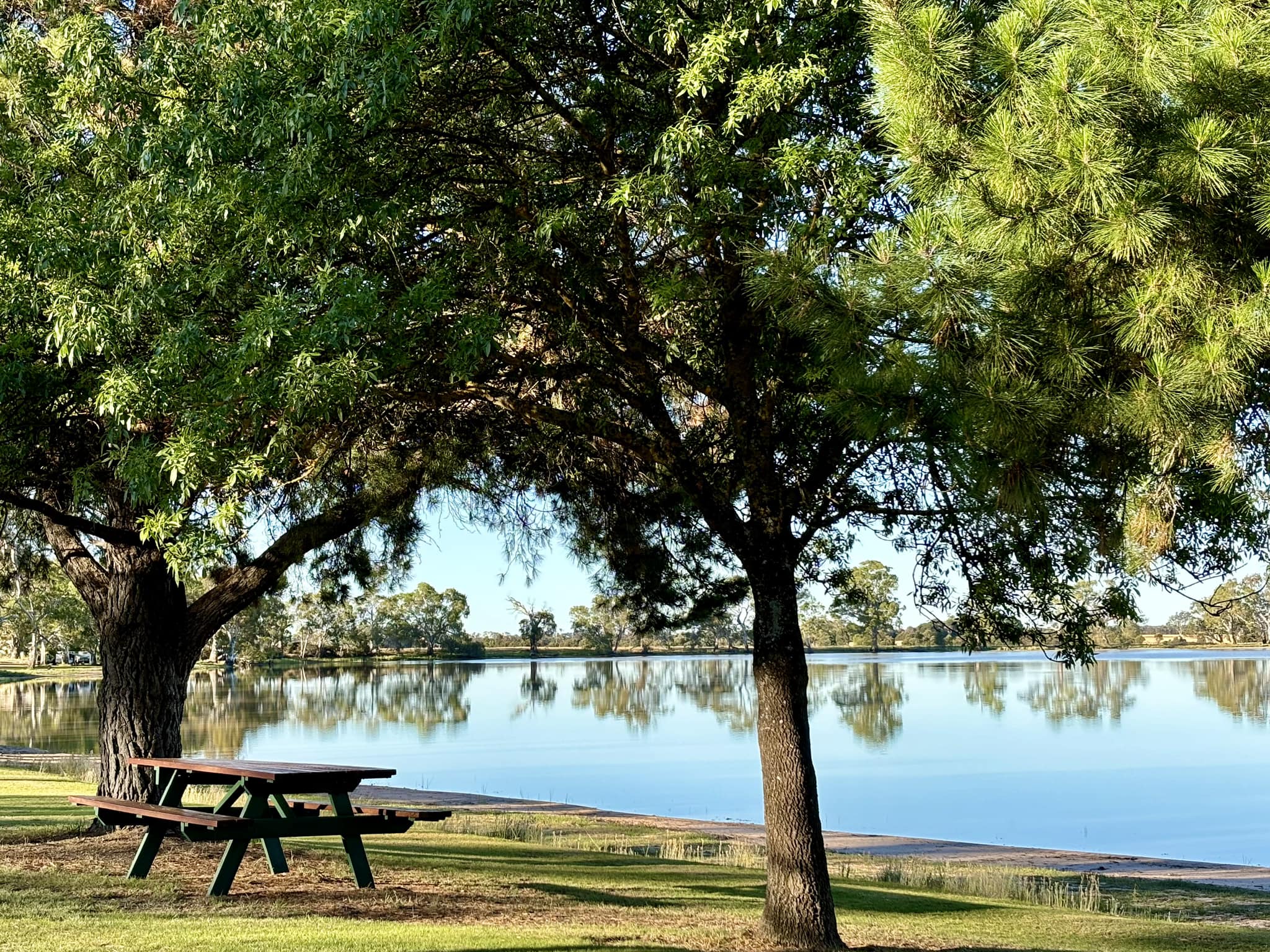 Lake front seating